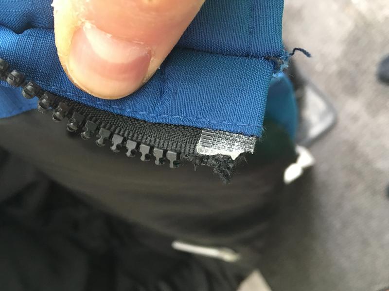 Broken zipper after 1 month use