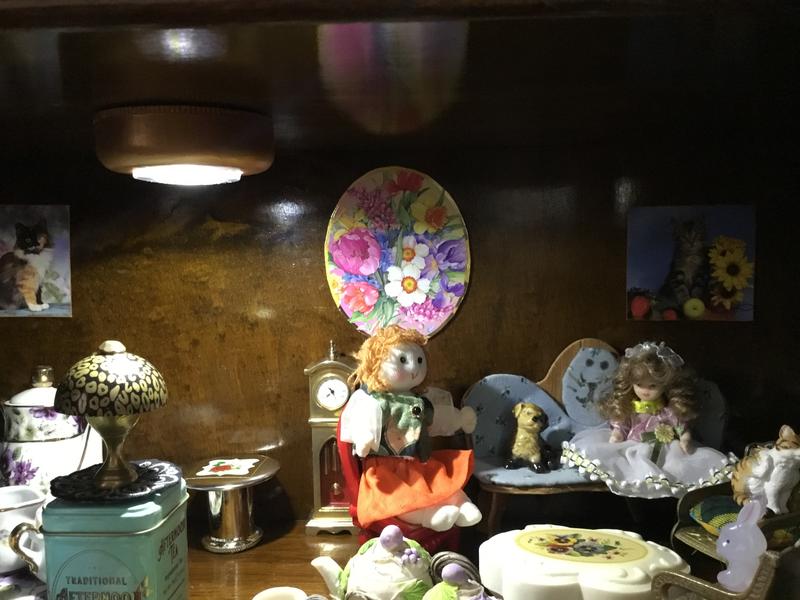 In my hutch miniature shelf