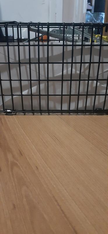 One row of mesh is bigger holes and the rats get out..