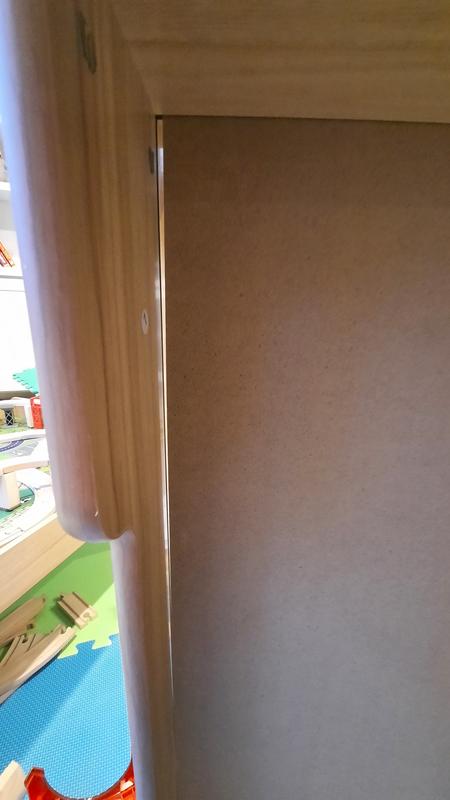 Once put together, base will gap easily, causing pieces to slide out