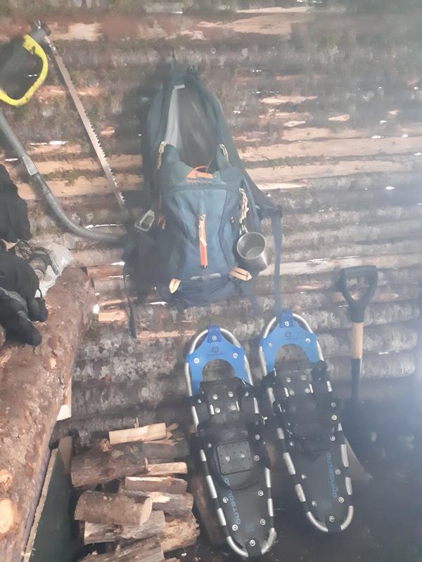 Time to warm up and dry off. :)