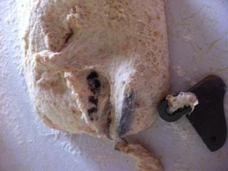 Gunk in dough