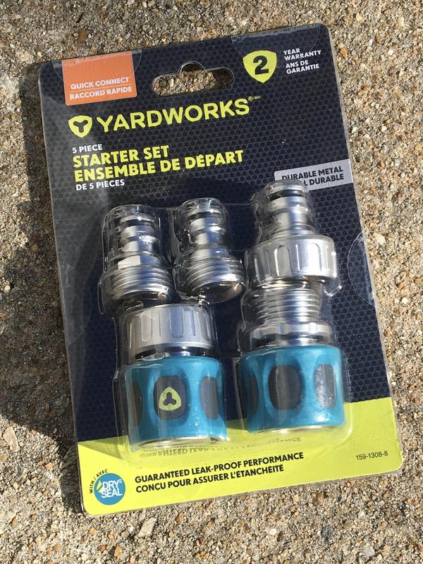 Yardworks Metal Quick Connect Starter Set