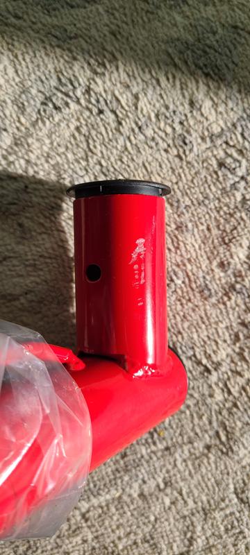 Paint chips upon opening the box