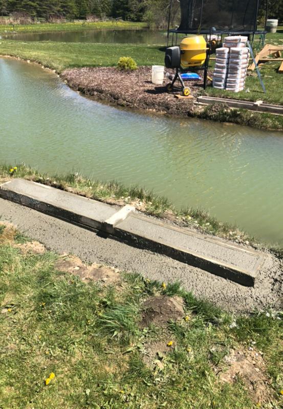 Our 27’ bridge footings