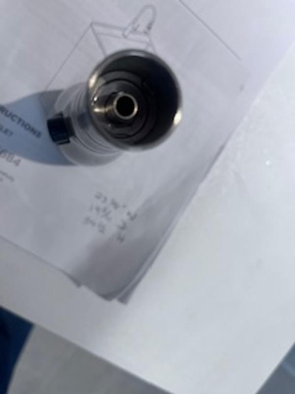 tap just snapped off