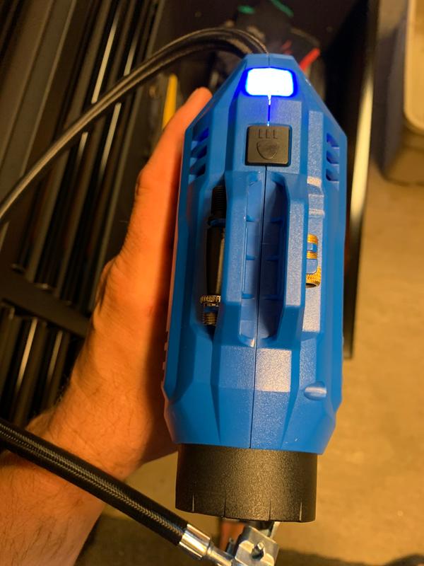 It had a small light on the front and the adaptors on each side