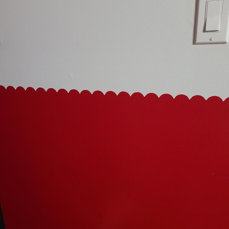 Demi mur dans ma salle à diner