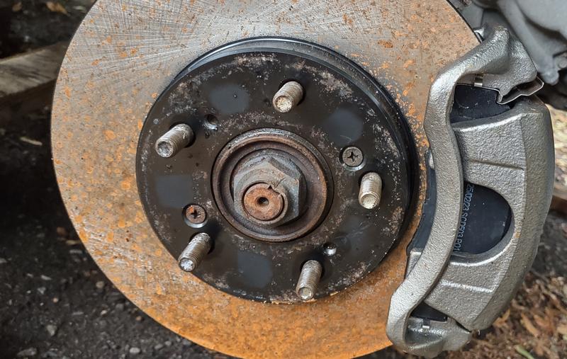 New CTC OEM+ rotor on Honda CR-V, one week after installation