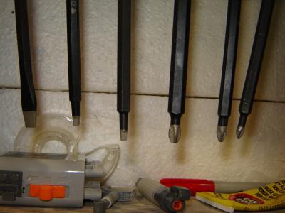 Pointe diamanté antidérapante.