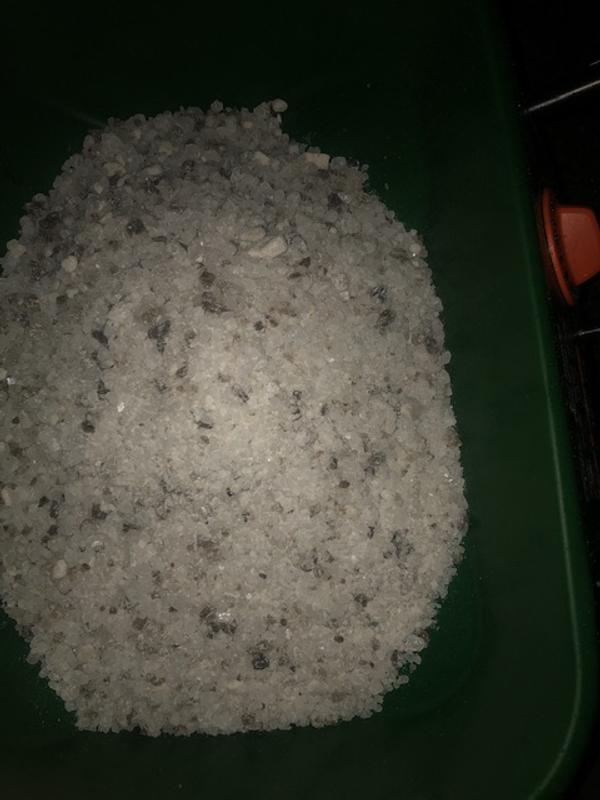 Rocks in salt