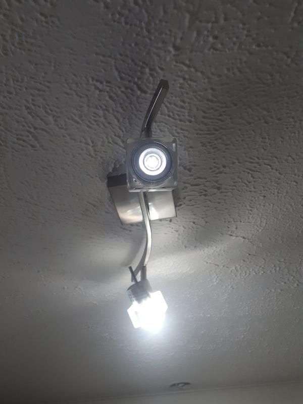 New bulb and 3 week old bulb.