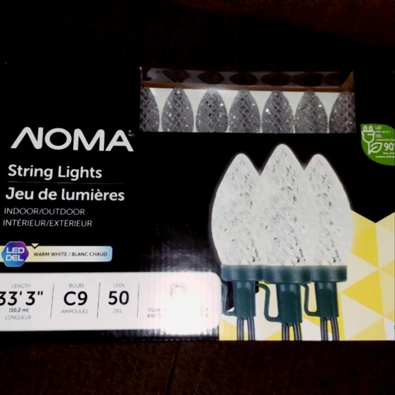 NOMA Outdoor 70 C6 LED Lights, Pure White Party City