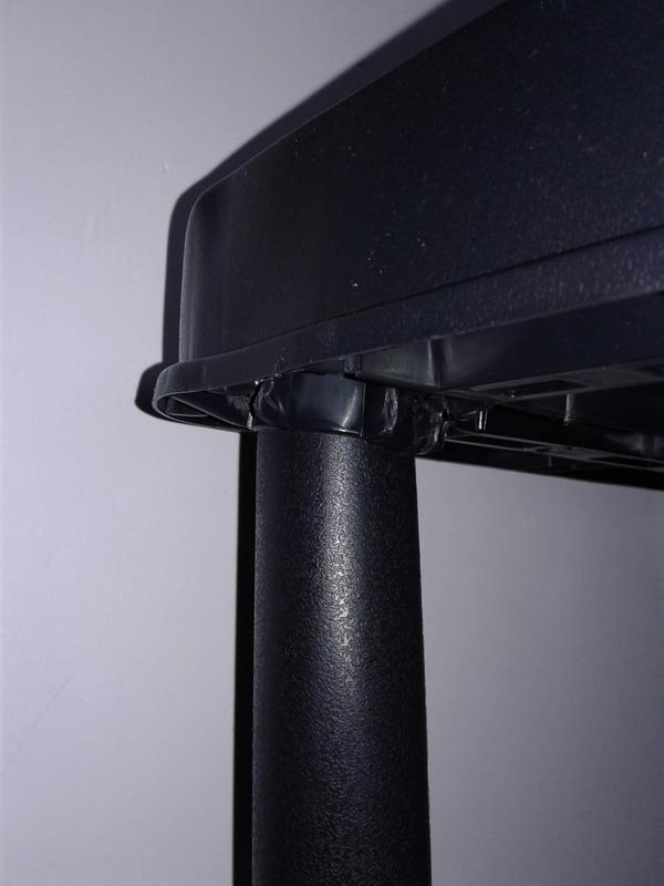 Défaut de moulage sur chaque tablette