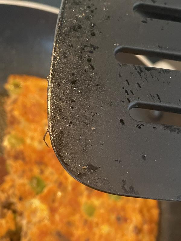 Plastic shredding off of the edge of the turner only after a few uses!