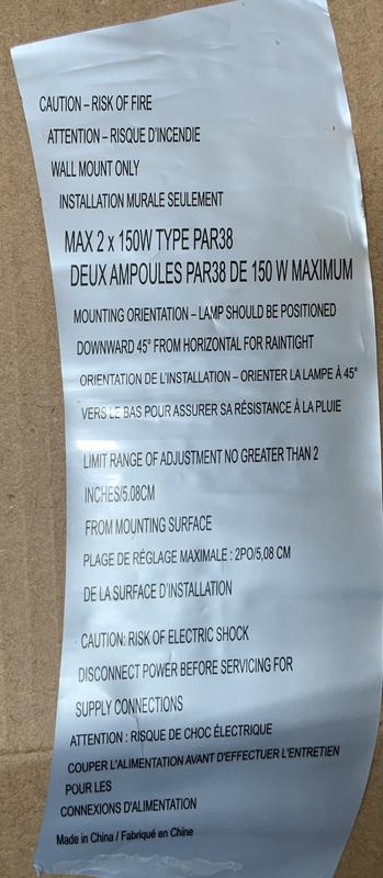 Warning label… times two?