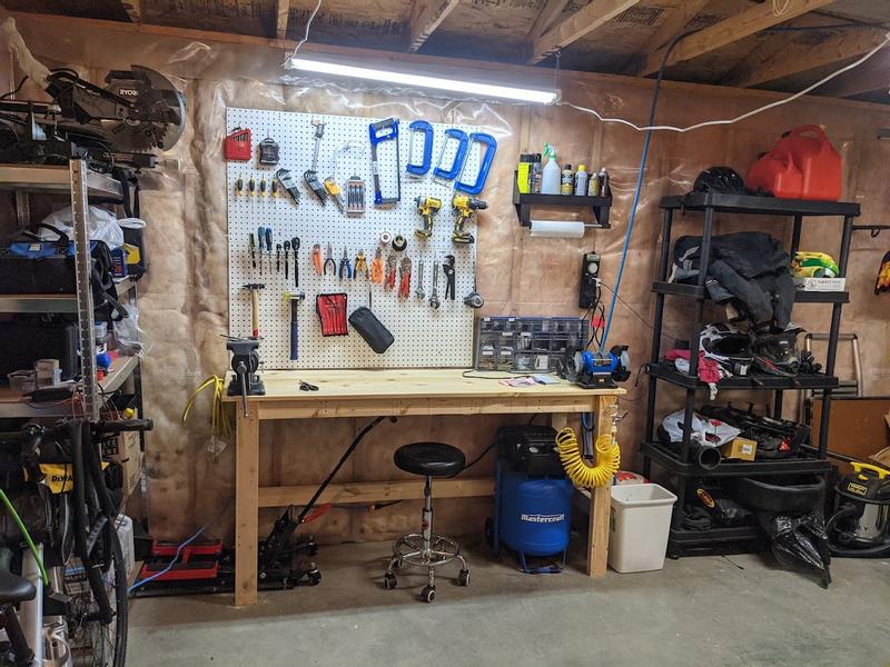Would probably fit under most work benches