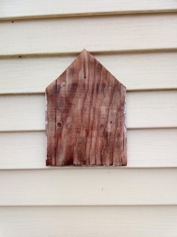 What's left hanging. See the rippled plywood, so thin the screws were splintering it when it was hung.