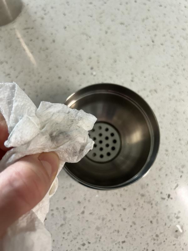 Black residue/oxidation still present after multiple deep cleanings