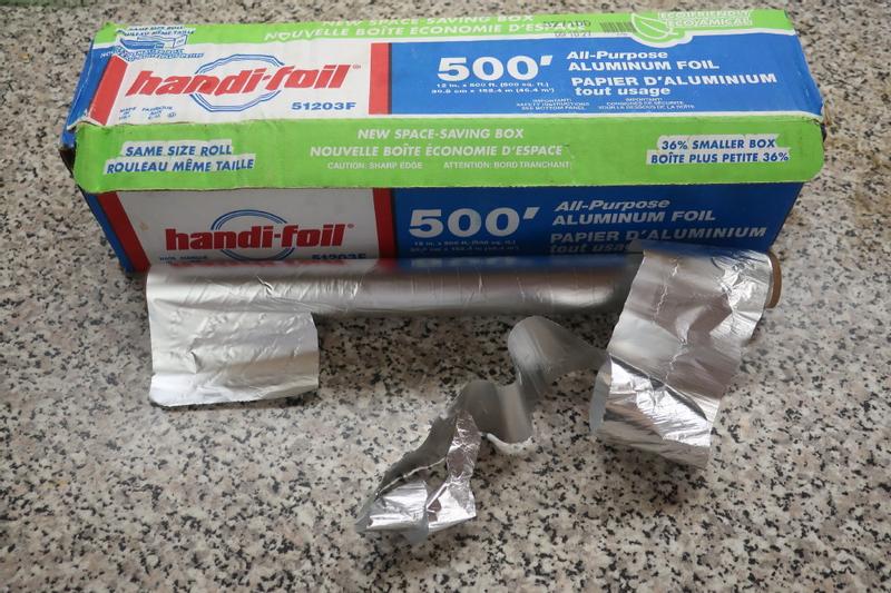 Foil too thin and tears when trying to unroll.