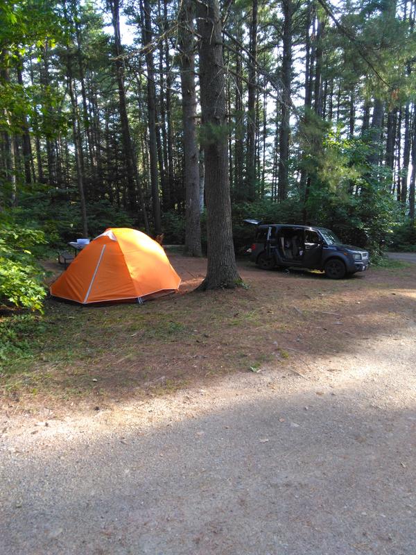 First set-up at Pog Lake.