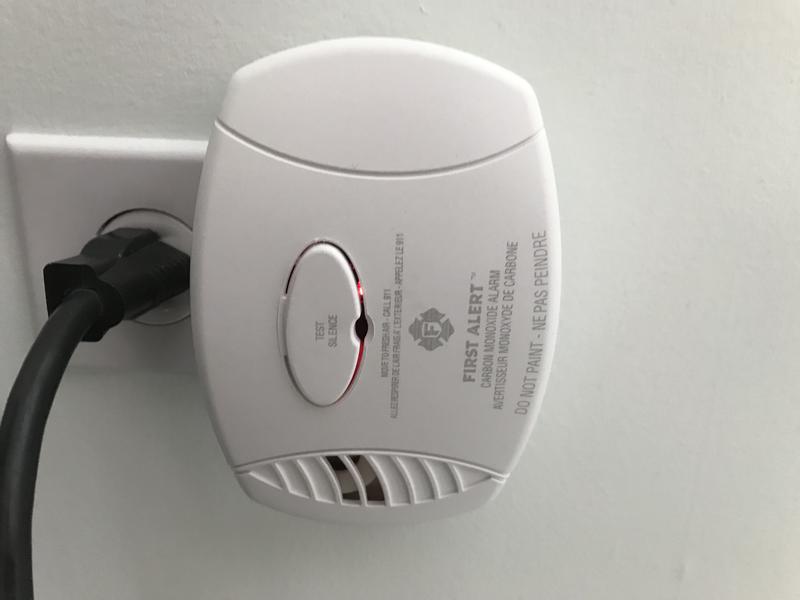 Détecteur de monoxyde.