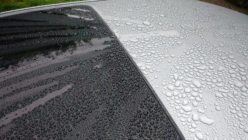 no glass polish or treatment. Only fast glass