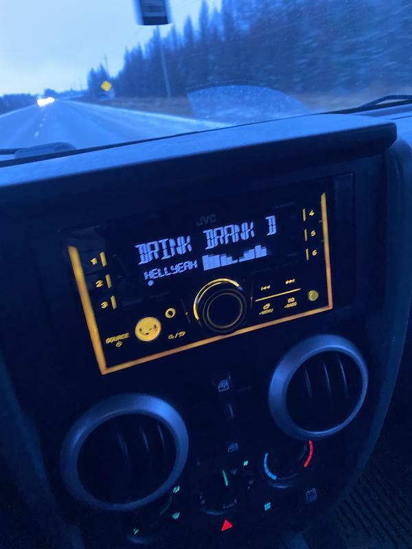 Very good looking stereo. Definitely a big upgrade for my 2008 Jeep wrangler