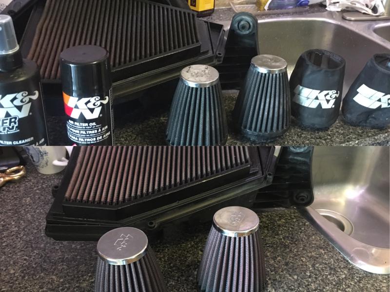 Before and after cleaning