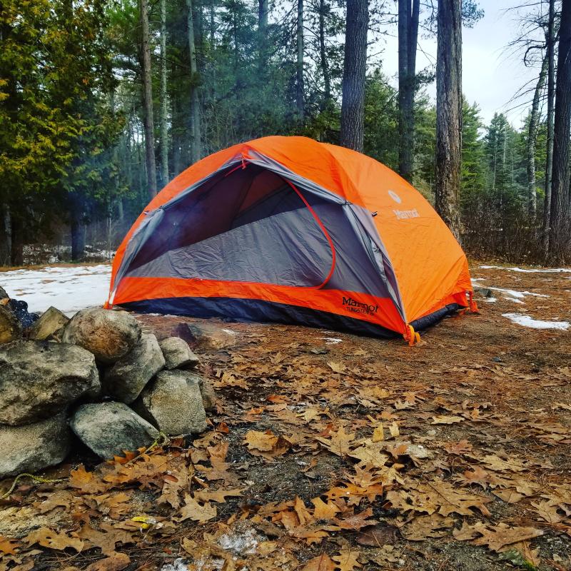 Winter camping on Ontario crownland in -20°c