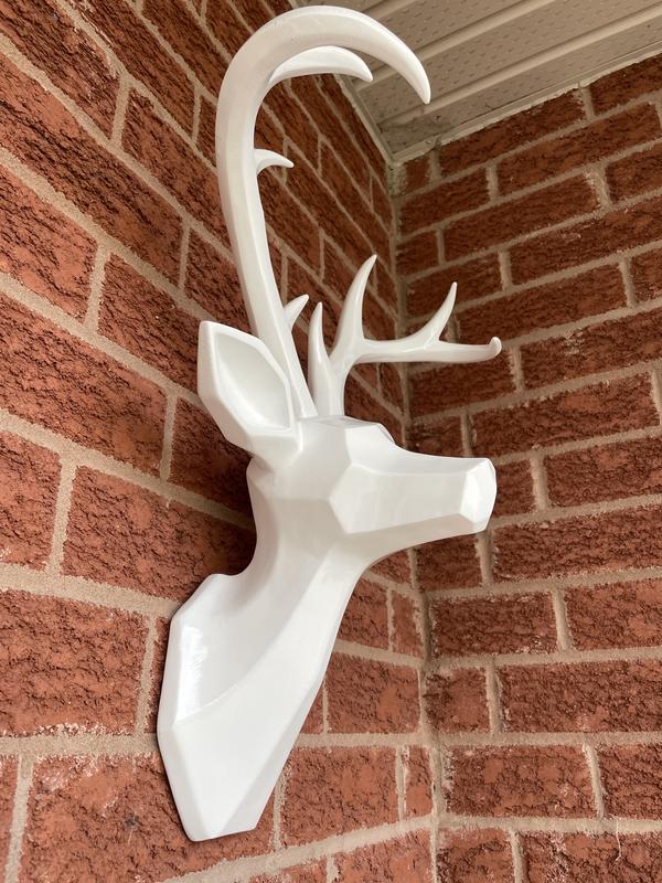 Deer on brick