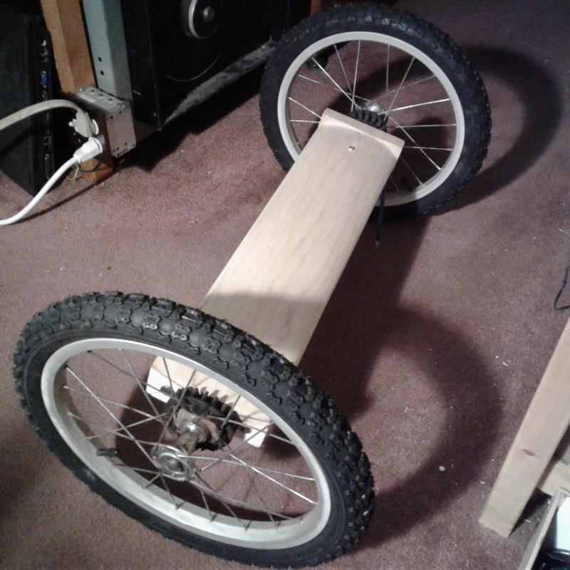 1/2 scale Sopwith Camel undercarriage assembly