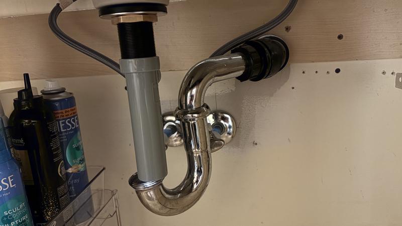 tailpiece to previous p-trap as example