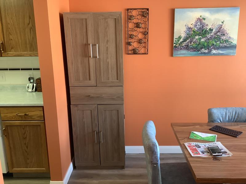 looks great, should have removed Canadian Tire Flyer from Table? .Calgary AB Canada