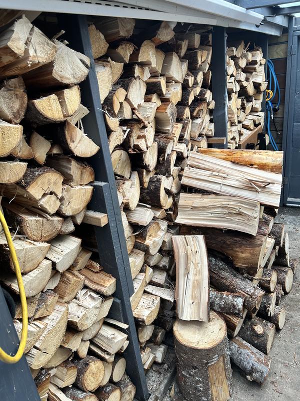 Split all this wood today!