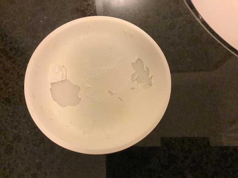 Soap dish peeling