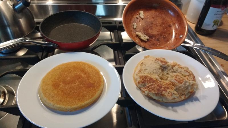 "Heritage The Rock" on the left "Gotham Steel" on the right