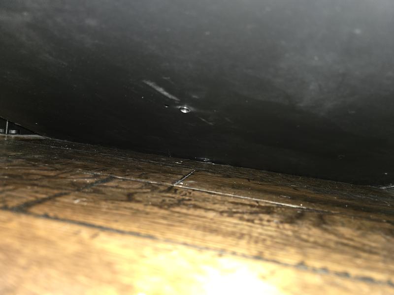 non-flushed or inset screw