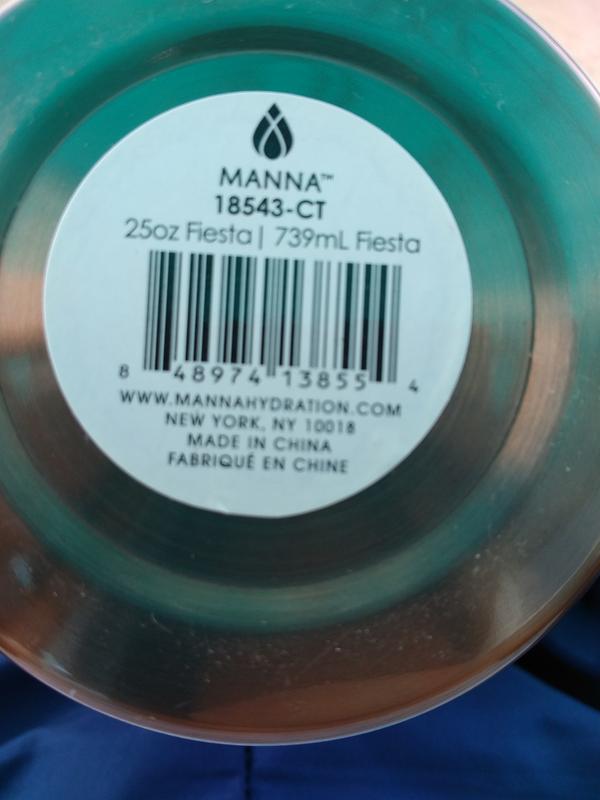 Manna Fiesta 25oz /739mL insulated bottle