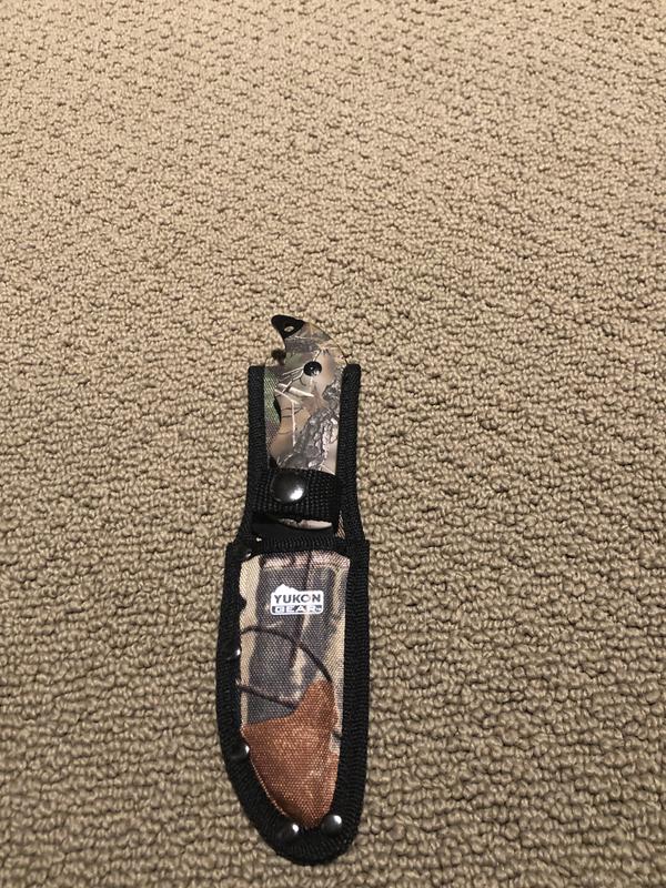 Knife in the nylon sheath