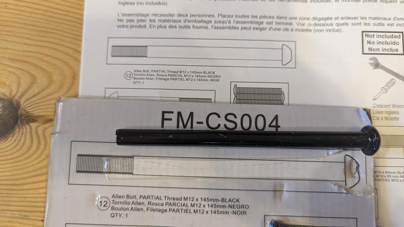 No thread on major piece (12)