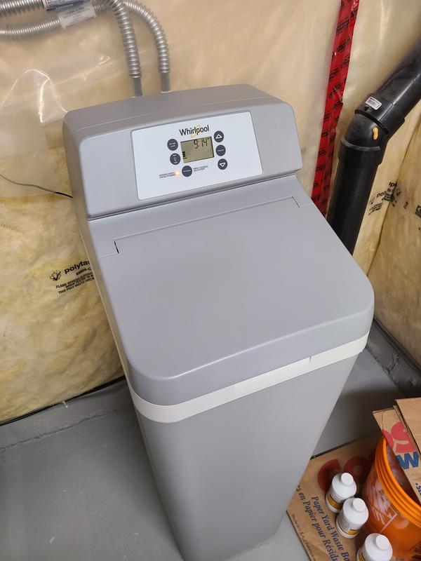 Whirlpool WHES40 40,000Grain Water Softener, Grey Canadian Tire