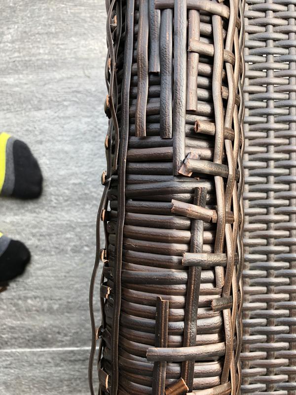 Wicker falling apart