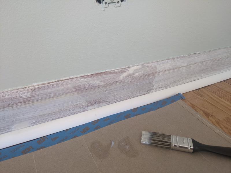 Went on clear milky, useless