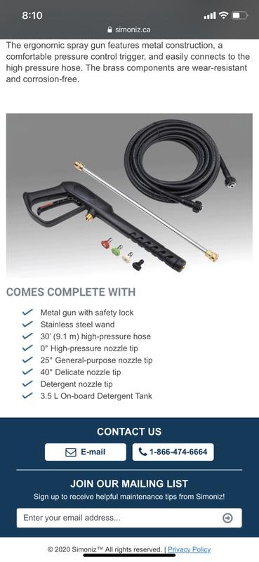 wand and hose have cheap fittings that break very easily