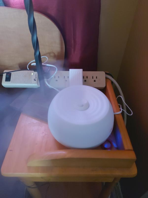 On high. Lots of mist