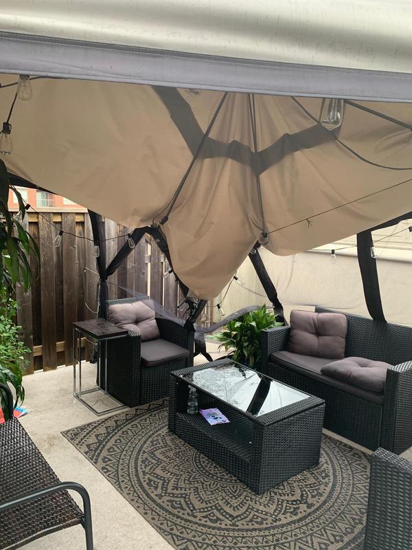 Not sturdy enough for continuous outdoor use