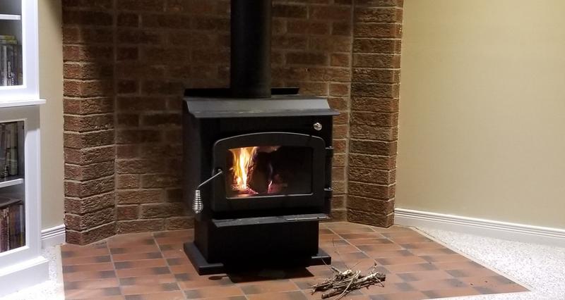Drolet Pyropak woodstove Feb 2020