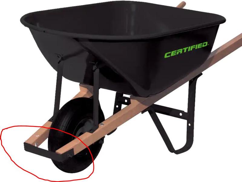 bad design. front piece hits ground, moves, rubs tire, needs adjustment. rinse and repeat....