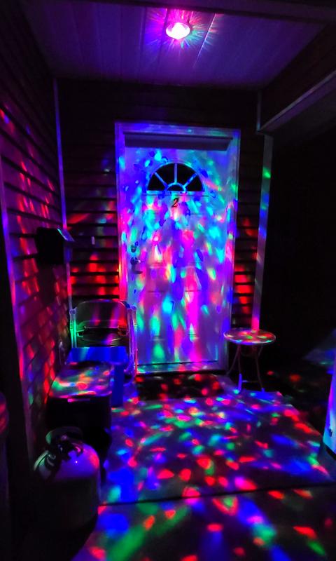 Temporarily replacing my porch light with this was all I had to do to decorate for Xmas this year